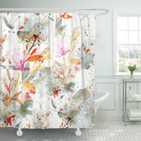 Thumbnail for Splashing Floral Curtain