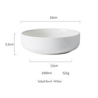 Thumbnail for Stripes of White Tableware
