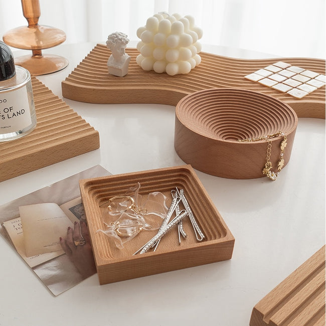 Nordic Beech Wood Storage Tray